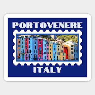 Portovenere, Italy. Light text, Gifts & Merchandise Magnet